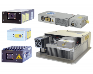 various configurations of an OEM green DPSS laser housing