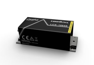 sleek, modern, ultra-compact DPSS laser module - black