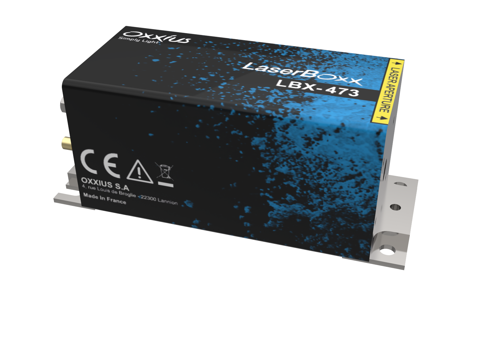 LBX-473-1000-HPE: 473nm HP Laser Diode Module
