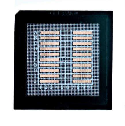 array of unmounted Laser Diode bars Unpackaged Laser Diodes on a grid