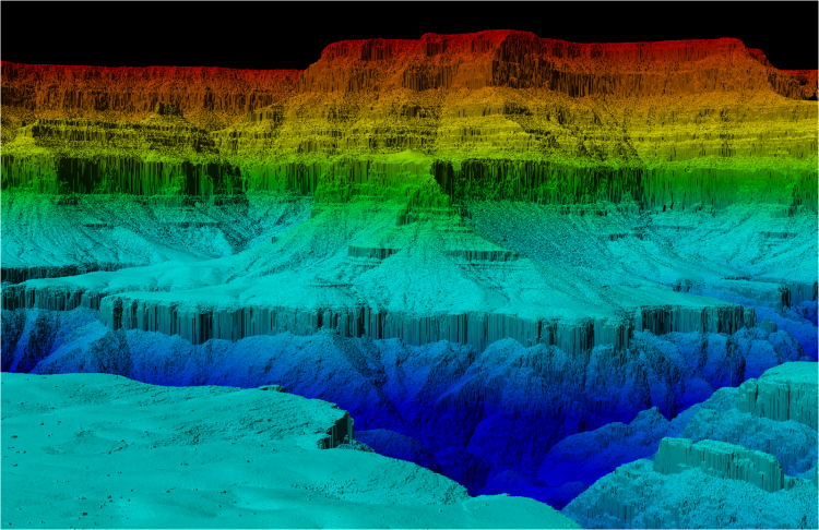 LIDAR Laser Application Grand Canyon