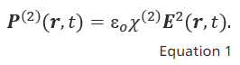 Image Equation Sum Frequency Generation Second-Order Nonlinear Effect