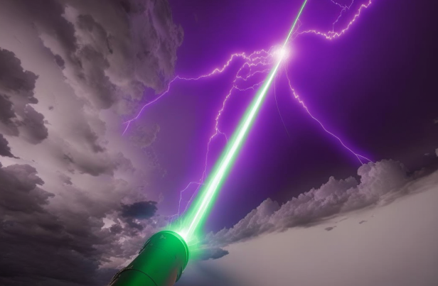 Image industry news laser lightning breakthrough experiment guides lightning discharges with high-intensity laser pulses
