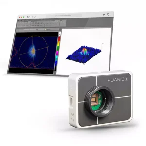 Compact laser beam profiler hardware and software screen example