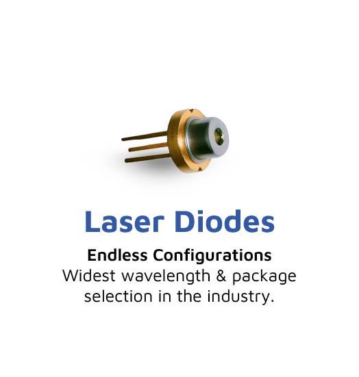 laser diodes and text illustration our wide range of laser diode products